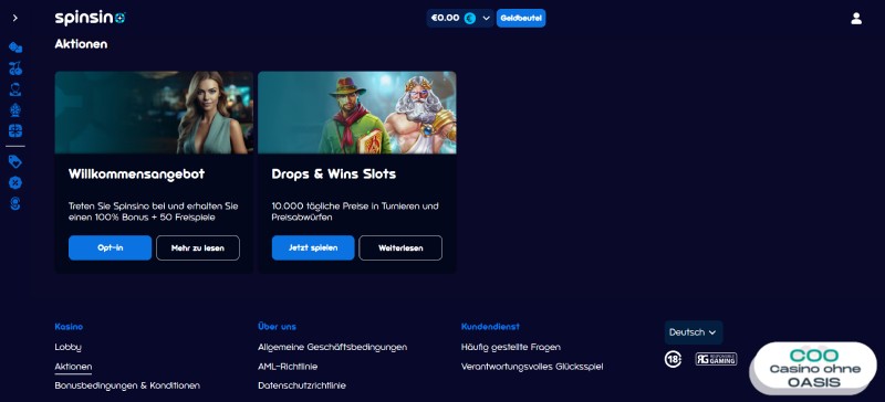 Aktivieren Ihr den Bonus über PayPal auf der Casino Website