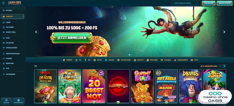 LaraBet Screenshot