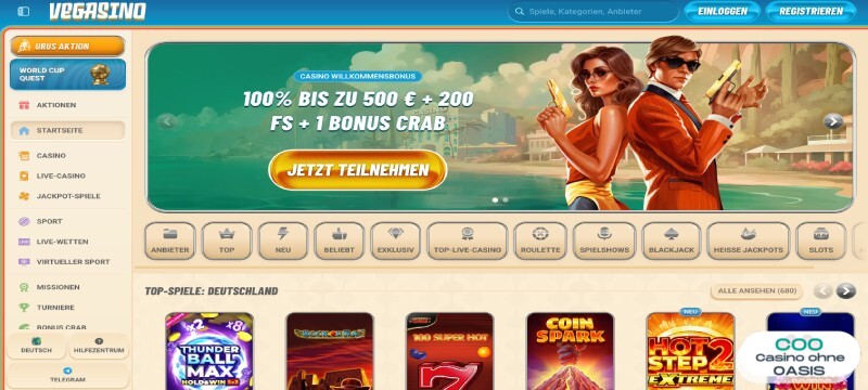 Vegasino Screenshot
