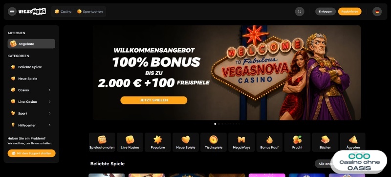 VegasNova Screenshot